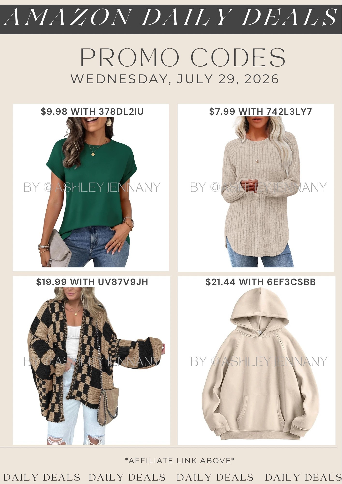 Amazon deals

#LTKSeasonal #LTKMidsize #LTKSaleAlert