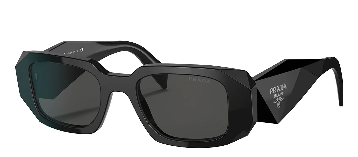Prada PR 17WS 1AB5S0 49mm Womens Rectangle Sunglasses | Shop Simon