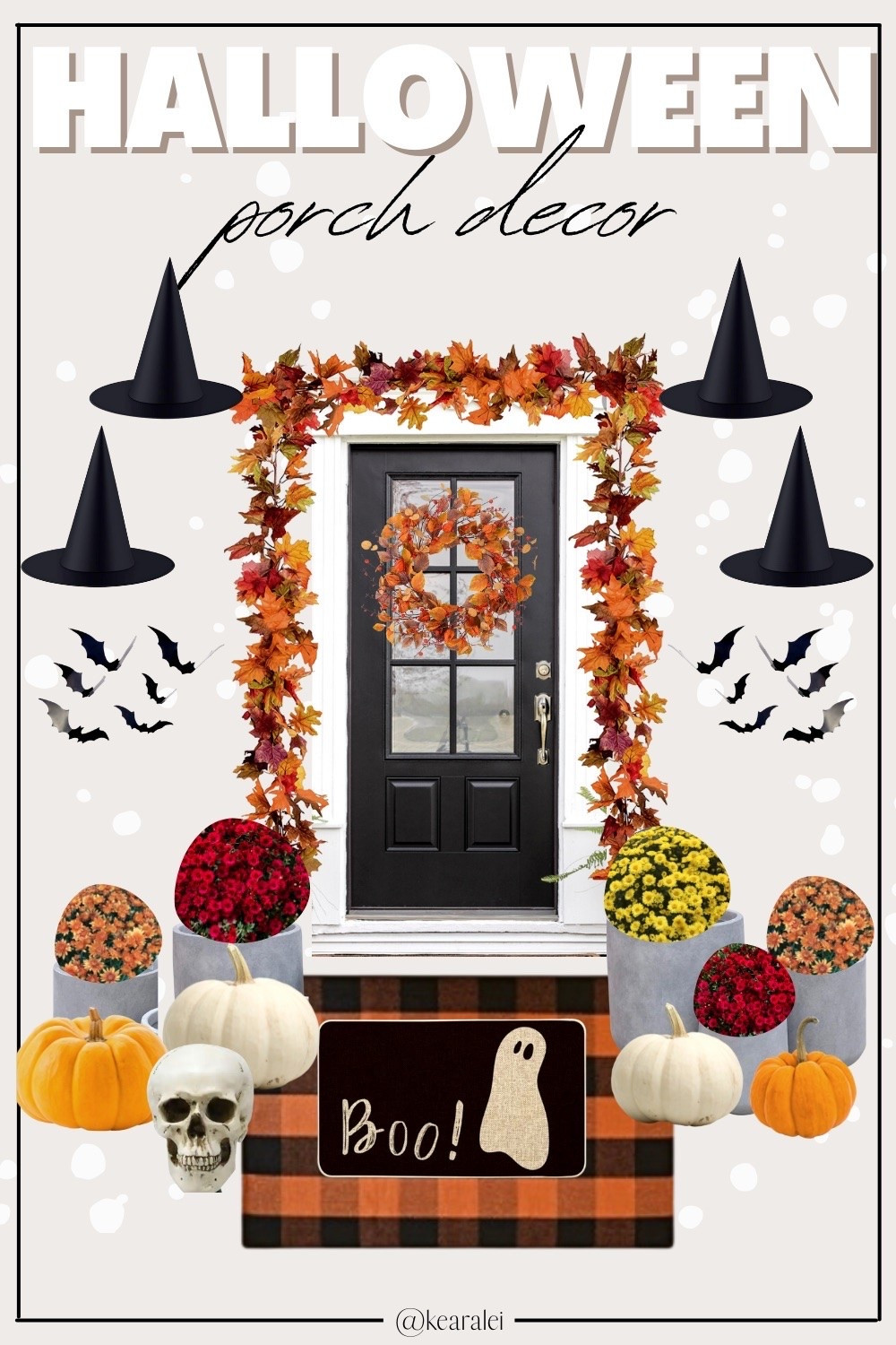 Halloween porch decor fall porch inspiration outdoor fall garland witch hats fall wreath porch door mat checkered door mat bat wall bats decals faux mums planters pumpkins mums hey there pumpkin home decor decorations || #fall #halloween #porch #decor #decorations #pumpkins #wreath #home #doormat #outdoor  #amazonfinds #founditonamazon #affordable
.
.
.

Home decor, playroom, pantry organization, Accent chair, Farmhouse decor, sectional sofa, entryway table, console table, sneakers, coffee table decor, laundry room, shelf decor, wall art, Nursery Ideas, Bathroom Decor, Bedroom Furniture, Living Room Furniture, home office, dining room, amazon home, Pantry Organizers, kitchen storage organizers, throw pillows, table decor, nightstands, curtains, Kitchen decor, Master bedroom, Coffee table, Bar stools, Desk, Mirror, dressers, Patio Furniture, outdoor furniture, Bedroom inspiration, Kitchen, outdoor rug, outdoor pillows, Amazon fashion, teacher outfits, business casual, casual outfits, neutrals, street style, Midi skirt, Maxi Dress, Swimsuit, Bikini, Travel, skinny Jeans, Puffer Jackets, Concert Outfits, Cocktail Dresses, Sweater dress, Sweaters, cardigans Fleece Pullovers, hoodies, button-downs, Oversized Sweatshirts, Jeans, High Waisted Leggings, dresses, joggers, fall Fashion, winter fashion, leather jacket, Sherpa jackets, Deals, shacket, Plaid Shirt Jackets, apple watch bands, lounge set, Date Night Outfits, Vacation outfits, Mom jeans, shorts, sunglasses, Disney outfits, Romper, jumpsuit, Airport outfits, biker shorts, Weekender bag, plus size fashion

#LTKHome #LTKSeasonal #LTKSaleAlert