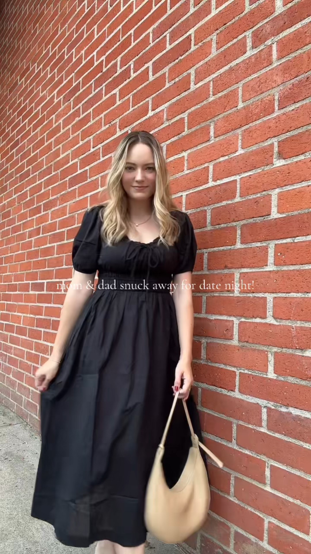 date night!! obsessed with this dress— and it’s currently 50% off!