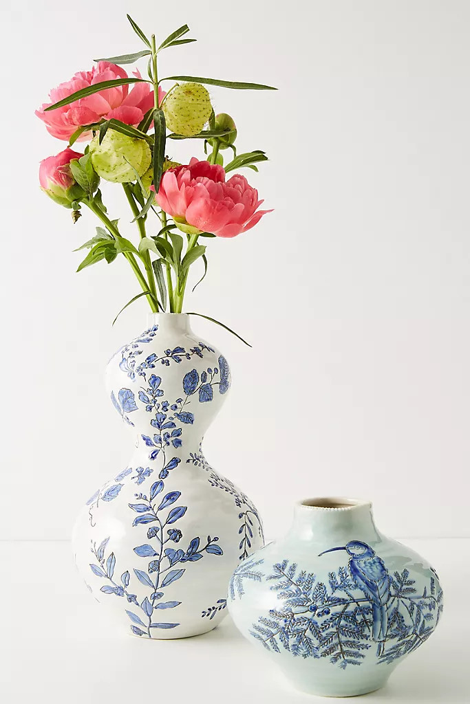 Lisa Ringwood Flora Ceramic Vase | Anthropologie (US)