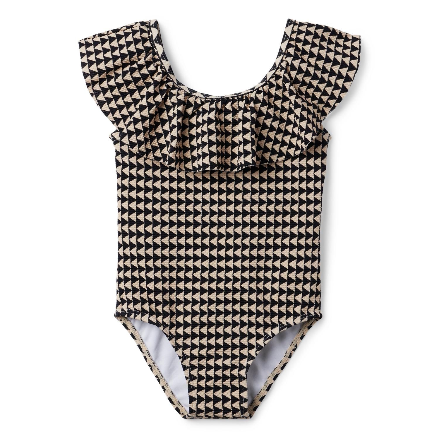 Geo Ruffle Swimsuit | Janie and Jack