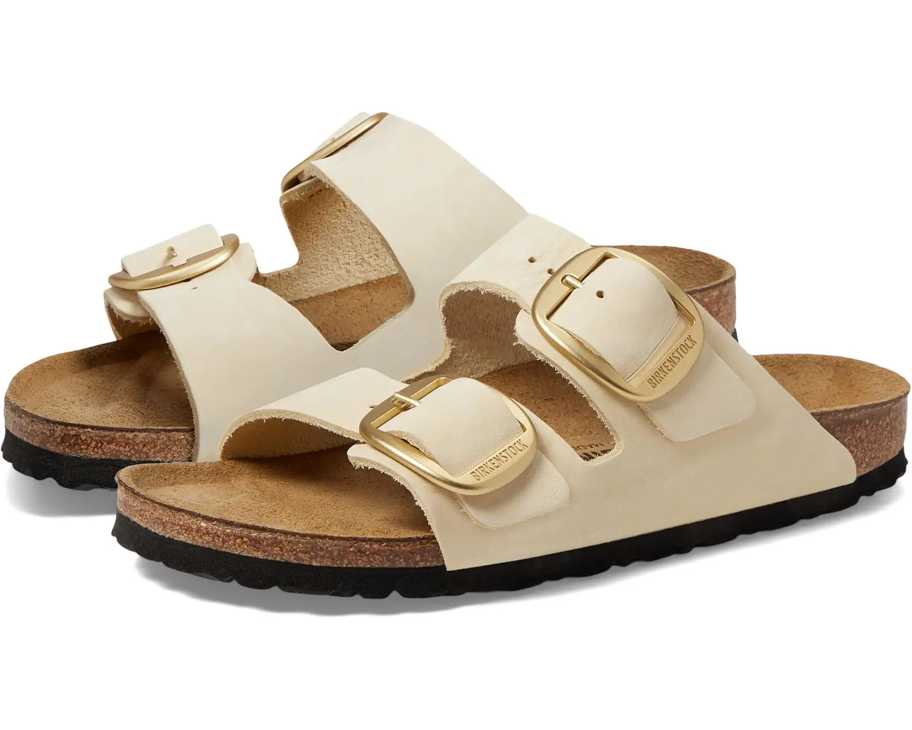 Women's Birkenstock Arizona Big Buckle - Nubuck Leather | Zappos