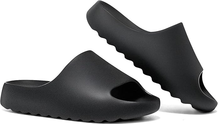 XTJSCBDSH Kids Cloud Slides Boys Girls Pillow Slippers – Slip-On Slide Sandals, Summer Beach Po... | Amazon (US)