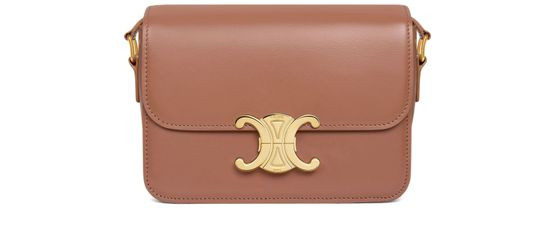 Teen Triomphe bag in shiny calfskin - CELINE | 24S US