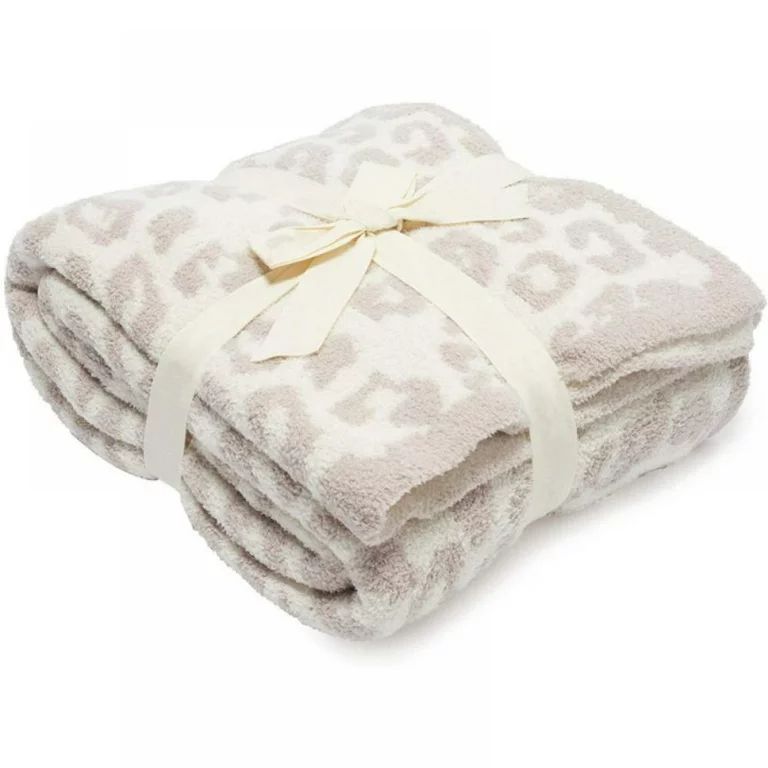 Warm Leopard Print Sofa Blanket, All Season Soft Microfiber Air-conditioning Blanket, Soft Throw ... | Walmart (US)