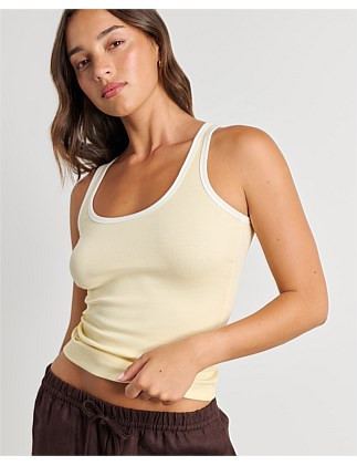 Jag Kate Contrast Scoop Tank | David Jones | David Jones (Australia & New Zealand)