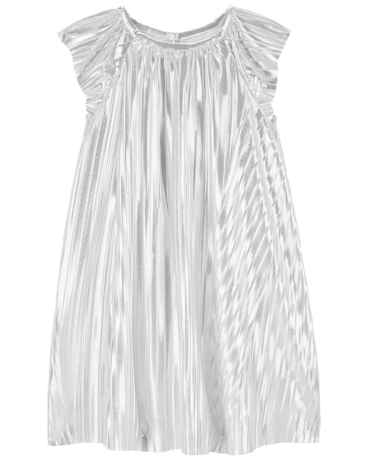 Toddler Metallic Pleated Flutter Party Dress - OshKosh | Carter's | Carter's Inc