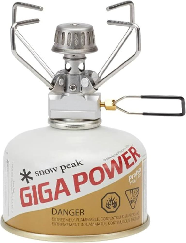 Snow Peak GigaPower Stove, Backpacking, Camping, Lightweight, Automatic Ignition | Amazon (US)