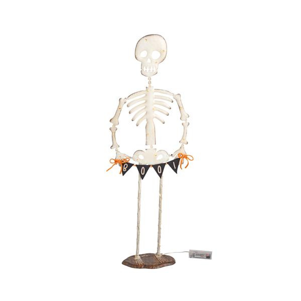 Large Light Up Skeleton Sitter | Mud Pie