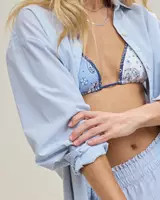 Aerie Good Day Cover Up Button Down Shirt | Aerie