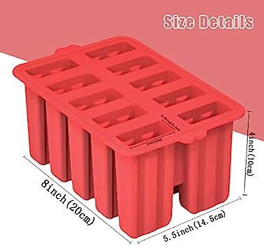 Silicone Popsicles Molds,10 Cavity Homemade ICE Popsice Molds Food Grade BPA-Free Pop Mold with P... | Amazon (US)