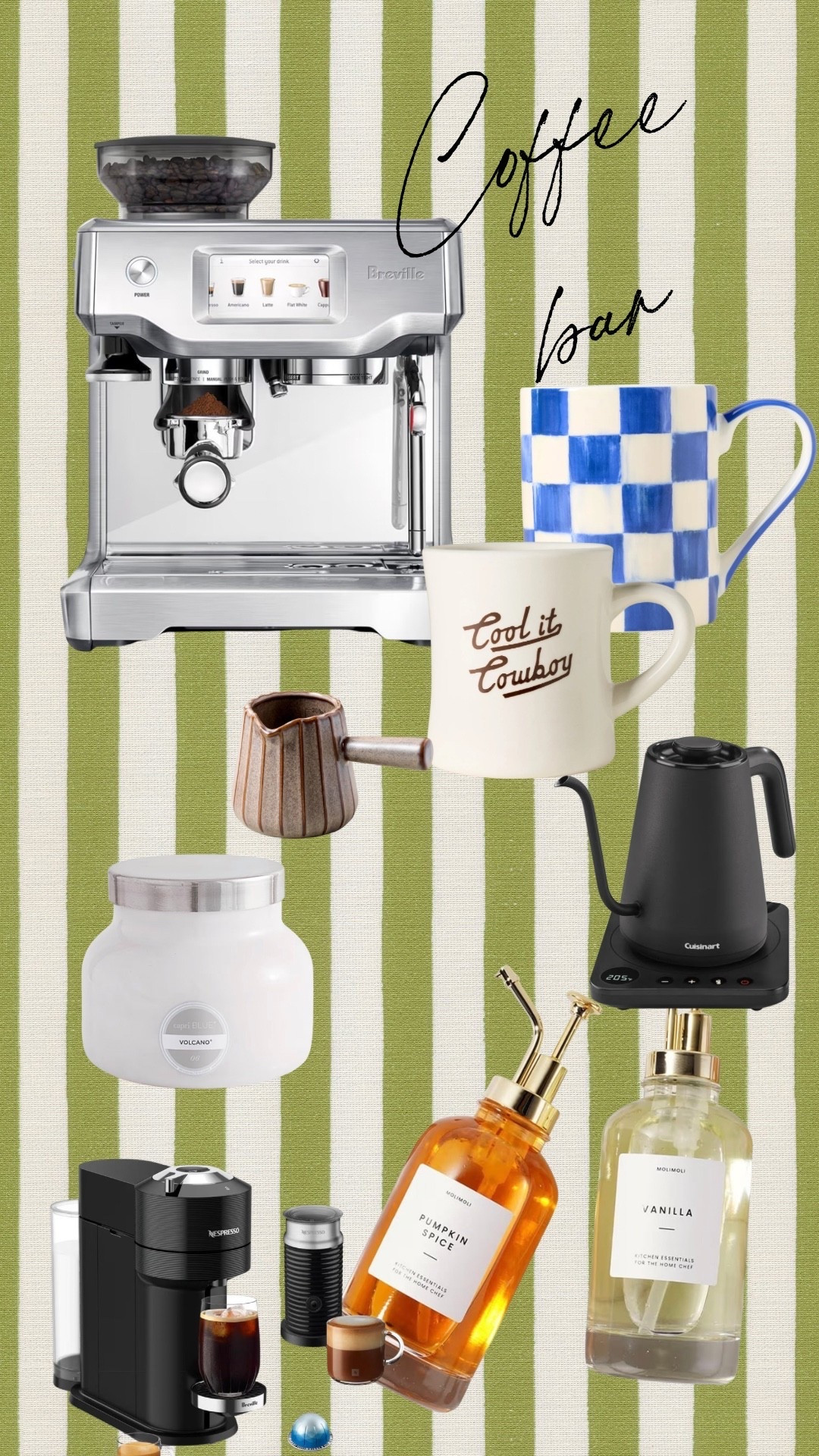 Coffee bar essentials! Amazon spring sale, nespresso bar, espresso machines, spring home finds, home decor, Amazon home 

#LTKmorningroutine #LTKHome #LTKSaleAlert