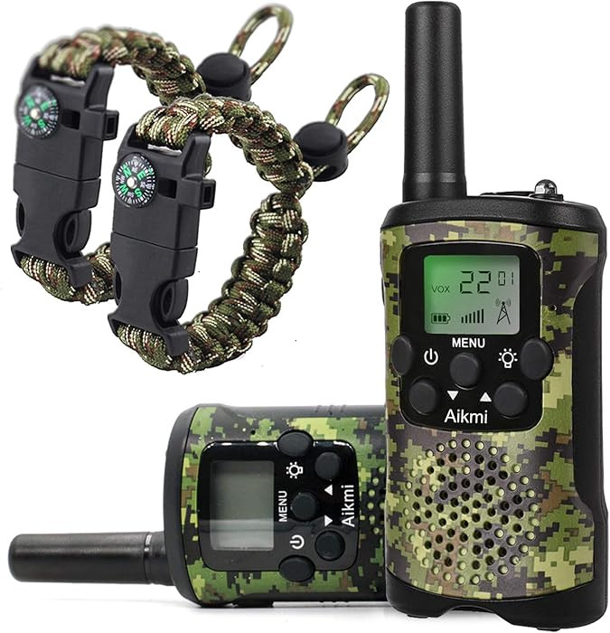 Walkie Talkies for Kids 22 Channel 2 Way Radio 3 Miles Long Range Handheld Walkie Talkies Durable... | Amazon (US)