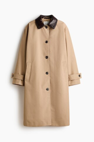 H & M - Twill car coat - Beige | H&M (UK, MY, IN, SG, PH, TW, HK)