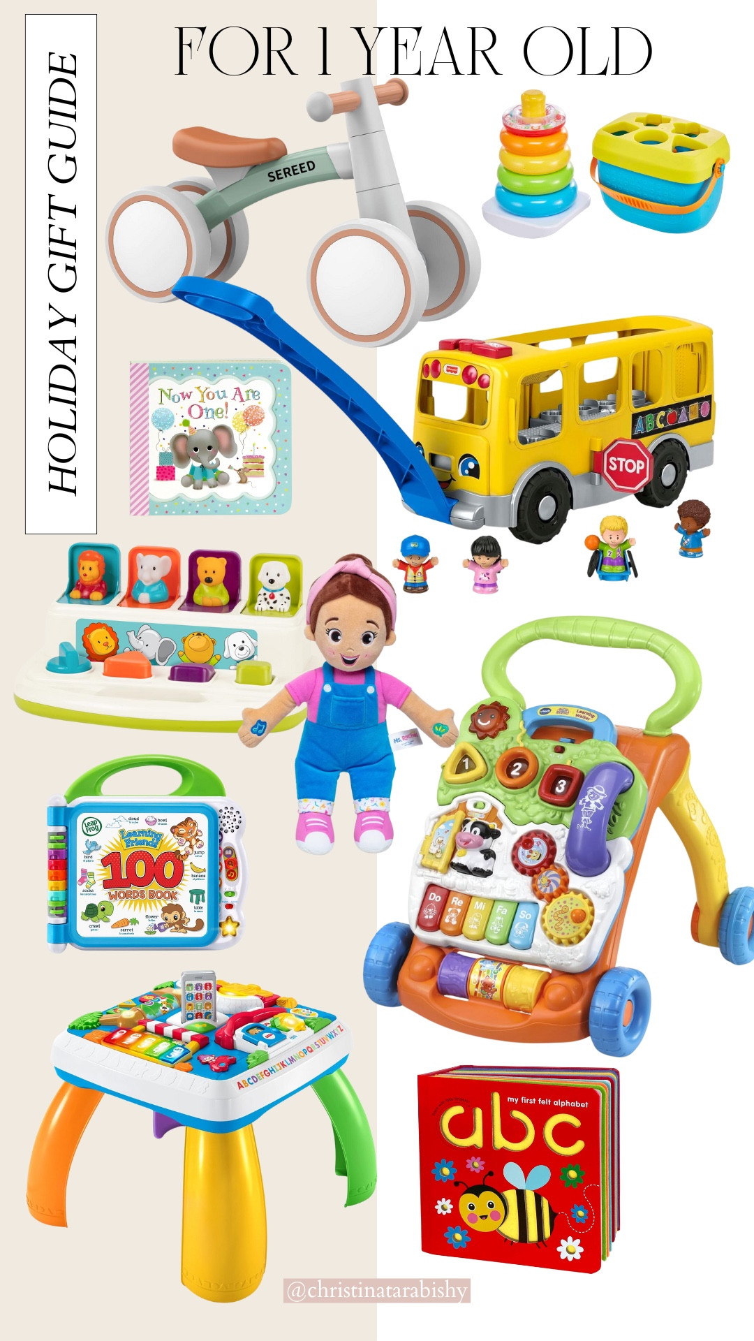 Gifts for one year old

#LTKGiftGuide #LTKHoliday #LTKCyberWeek