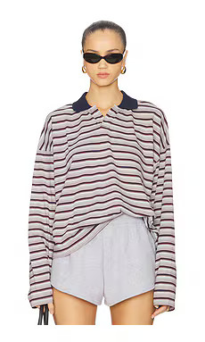 LIONESS Rebels Jersey in Noir Stripe from Revolve.com | Revolve Clothing (Global)