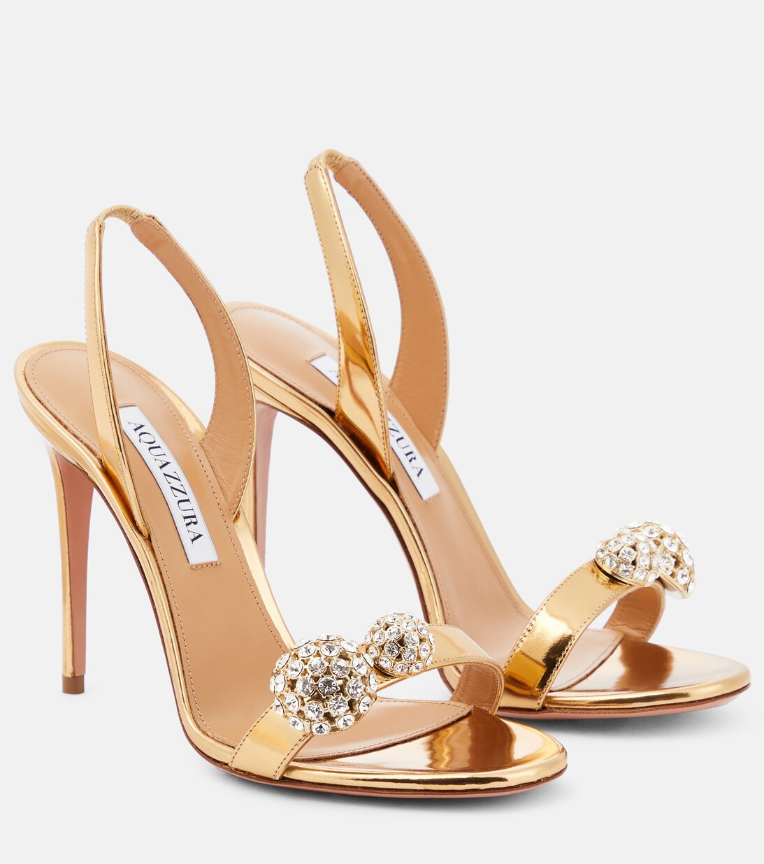 Love Bubble crystal-embellished sandals | Mytheresa (UK)