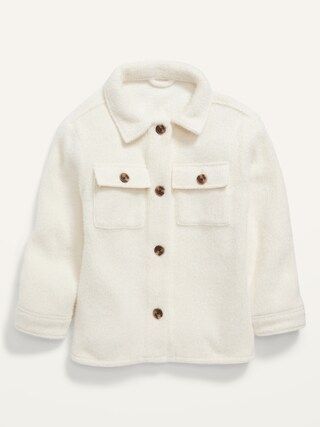 Textured Double-Knit Shacket for Girls | Old Navy (US)