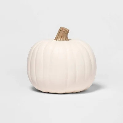 9" Carvable Faux Halloween Pumpkin | Walmart (US)