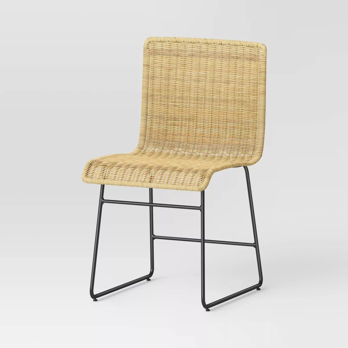 Chapin Modern Woven Dining Chair with Metal Legs Threshold - Threshold™ | Target