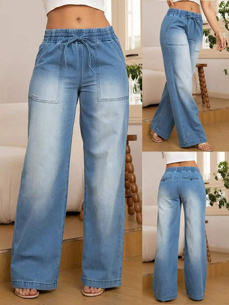 Straight Leg Jeans  | SHEIN