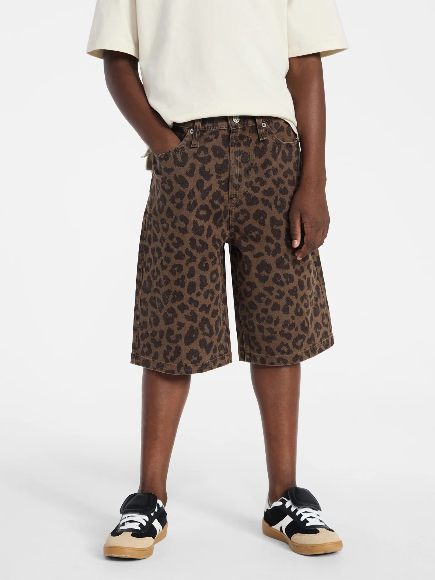 Weekend Academy Boys Baggy Denim Shorts, Sizes 4-18 | Walmart (US)