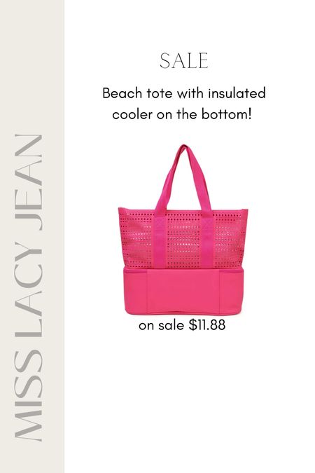 Beach tote cooler on sale $11.88

#LTKSeasonal #LTKsalealert #LTKFind