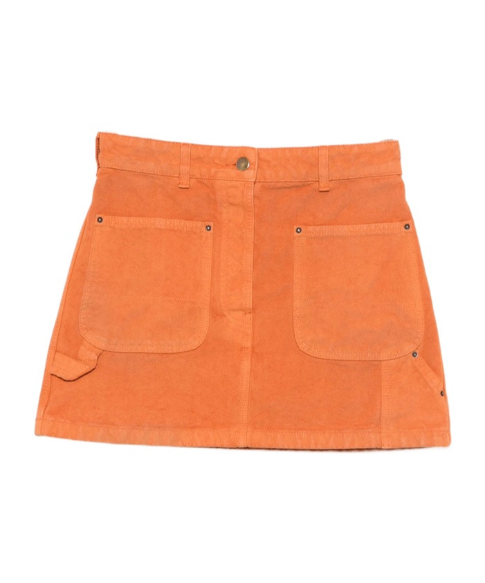 Prada Triangle-Patch Mini Skirt | Senser US