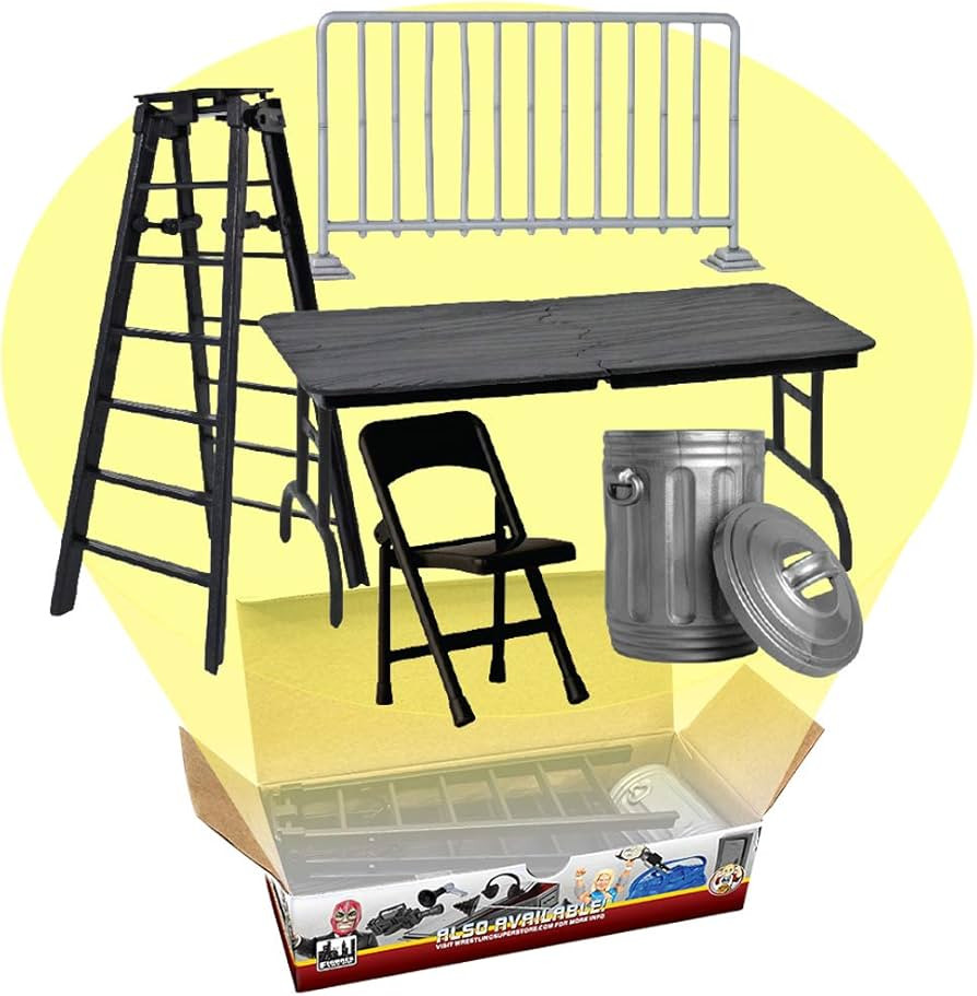 Set of 5 Wrestling Prop Accessories for Wrestling Action Figures | Amazon (US)