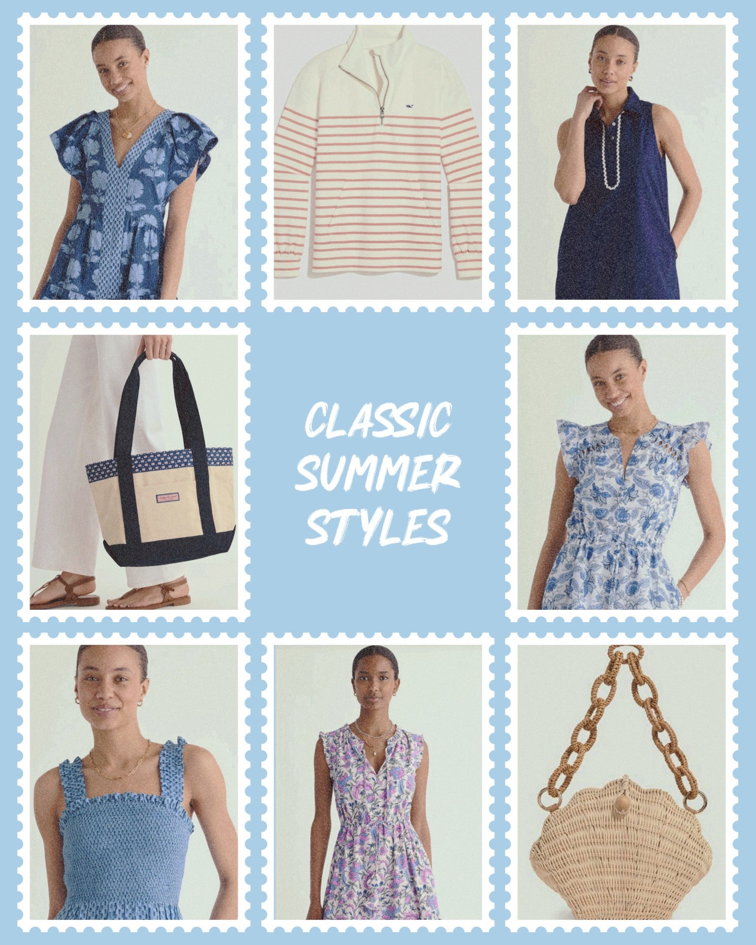 Classic summer dresses and styles you can’t go wrong with! These translate year over year and will live on in your closet for a long time! I wore the navy blue dress for the 4th of July and it was such a great fit! Structured, tunic and with pockets! Perfect for a hot day of chasing toddlers around. Oh and it was SO bump friendly!🇺🇸 @Vineyard Vines

#LTKdayinmylife #LTKmomlife #LTKBump