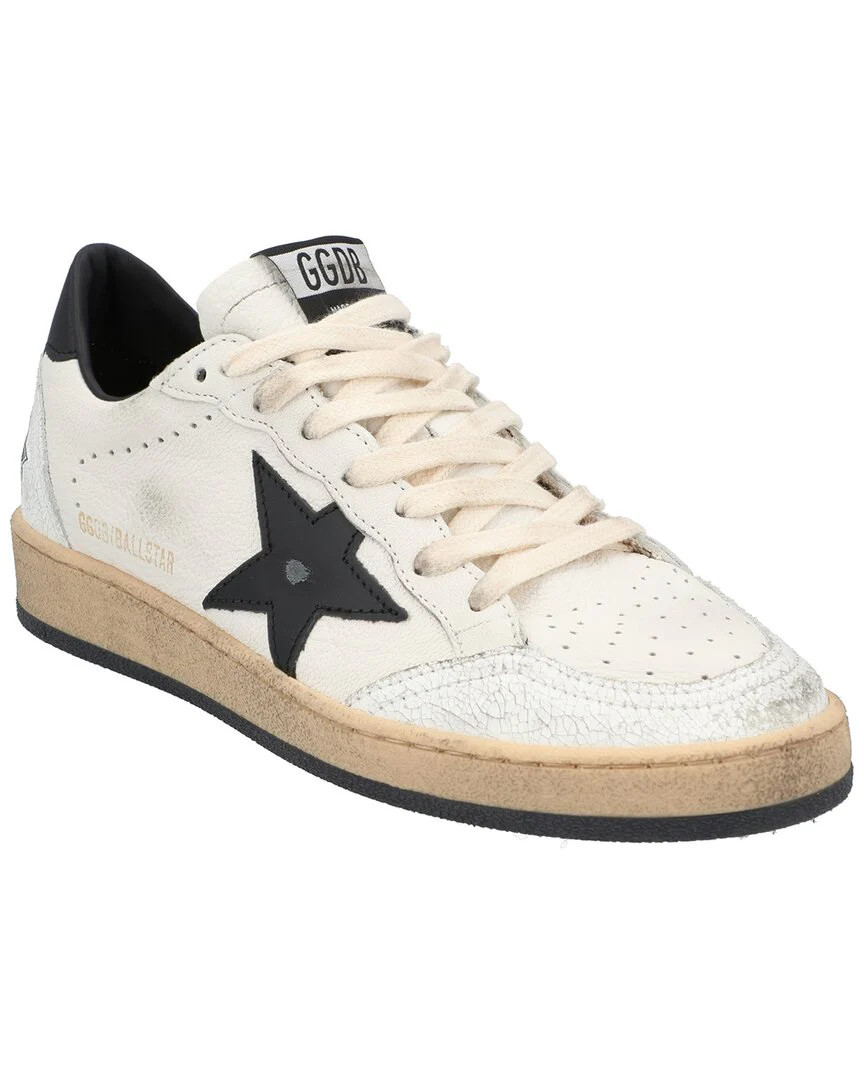 Golden Goose Ball Star Leather Sneaker | Shop Simon