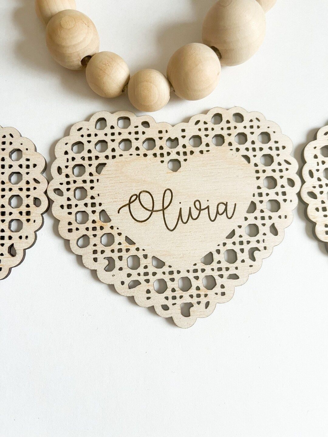 Valentine's Day Gift Tag, Valentine's Tag, Personalized Heart Name Tag, Rattan Wooden Heart Tag, ... | Etsy (US)
