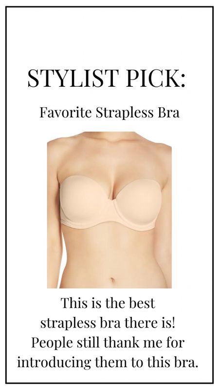 The best strapless bra!

#stylistpick #personalshopper #personalstylist #ltkpersonalshopper 