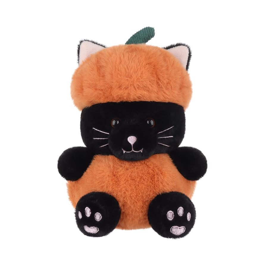 Apricot Lamb Pumpkin Black Cat Plush Stuffed Animals for Kids, Soft Cute Plush Toys for Baby Girl... | Amazon (US)