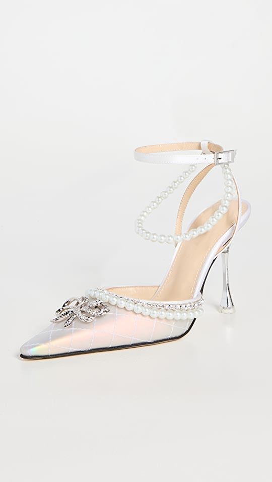 MACH & MACH 100mm Iridescent Bow of Elizabeth High Heels | SHOPBOP | Shopbop