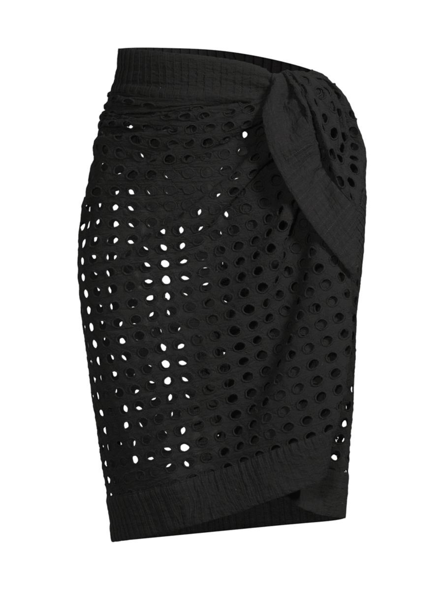 Knotted Eyelet Sarong | Saks Fifth Avenue