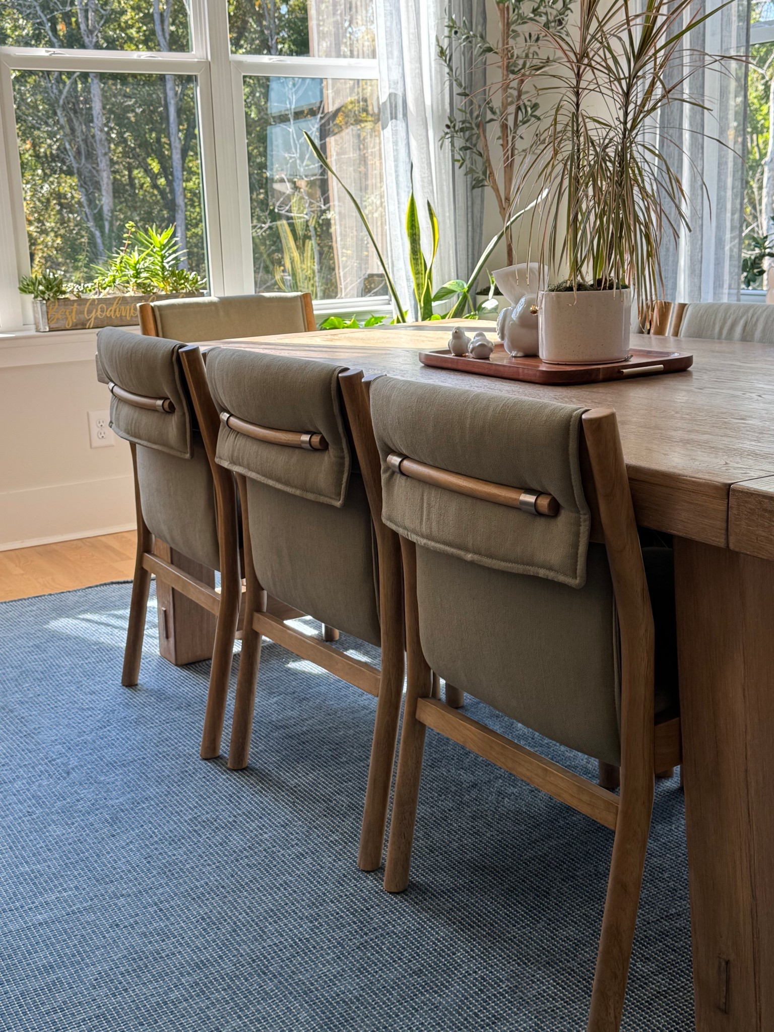 Warm up your dining space with the most perfect hue of mossy green chairs

#LTKHome #LTKStyleTip