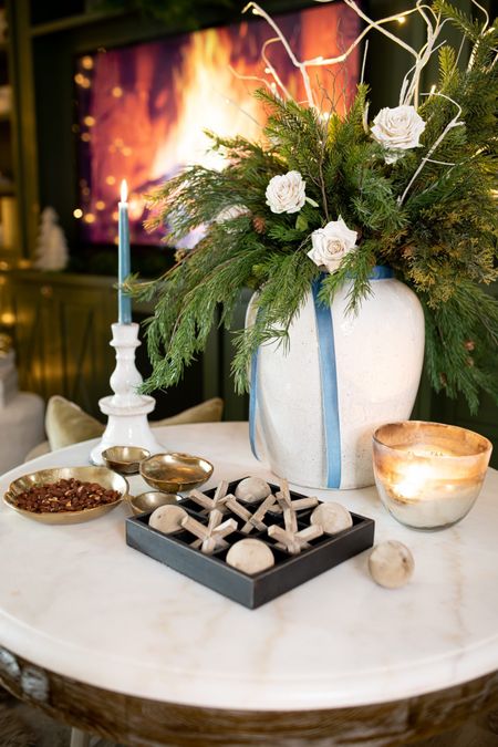 Christmas inspiration! Blue and white Christmas decor from Arhaus. 

#LTKSeasonal #LTKHoliday #LTKHolidaySale