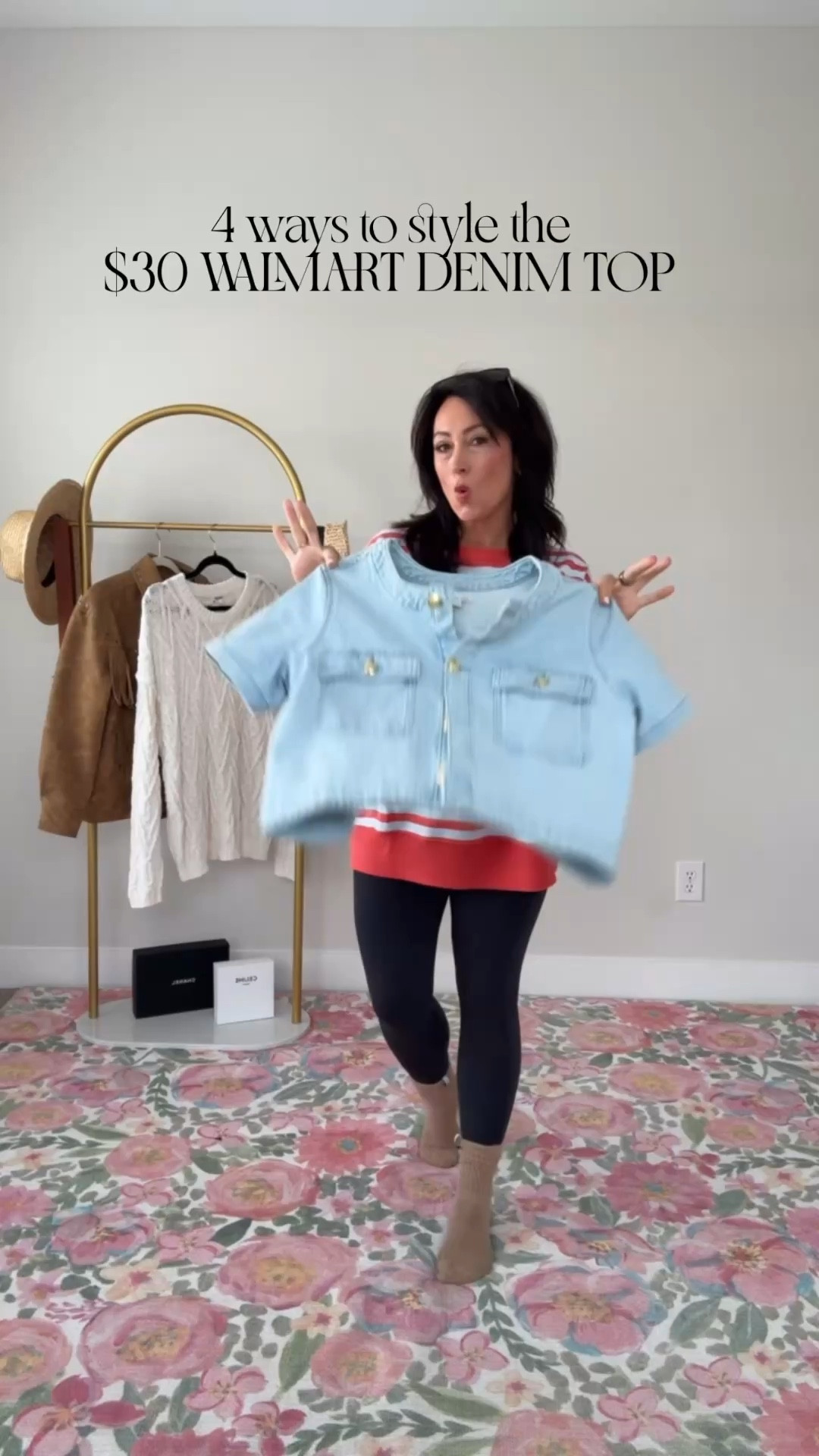 Walmart denim top 4 ways! 

#LTKgrwm #LTKootd #LTKPetite