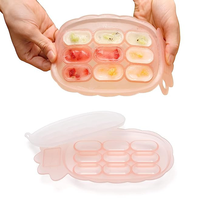 haakaa Silicone Nibble Tray -Breastmilk Teething Popsicle Mold -Baby Forage Feeder Fresh Food Fre... | Amazon (US)