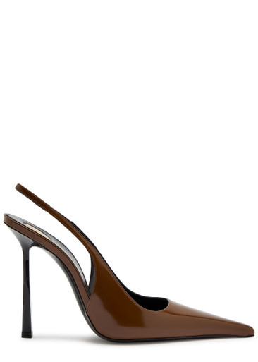 Vendome 100 patent leather slingback pumps | Harvey Nichols