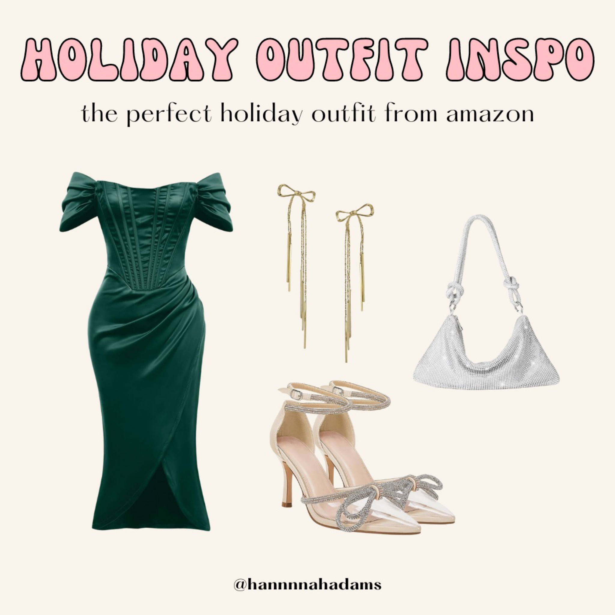 Holiday outfit idea from Amazon! Christmas party, holiday party, bow outfit, holiday dress

#LTKHoliday #LTKparties #LTKSeasonal