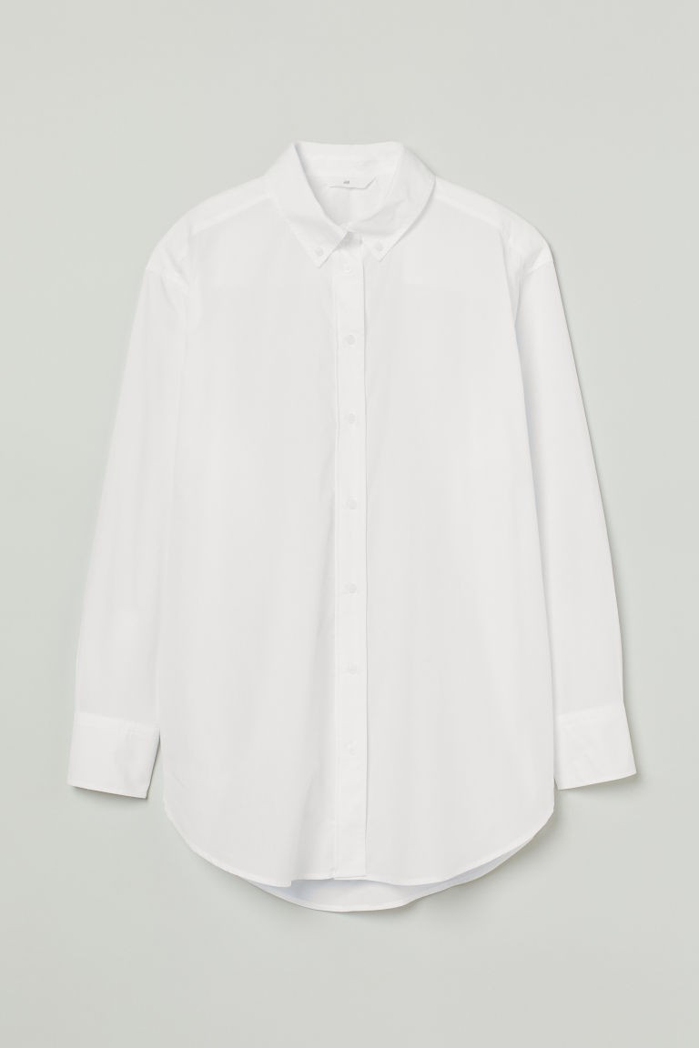 H & M - Cotton shirt - White | H&M (US + CA)