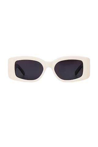 Banbe Margot Sunglasses in Black & Ivory from Revolve.com | Revolve Clothing (Global)