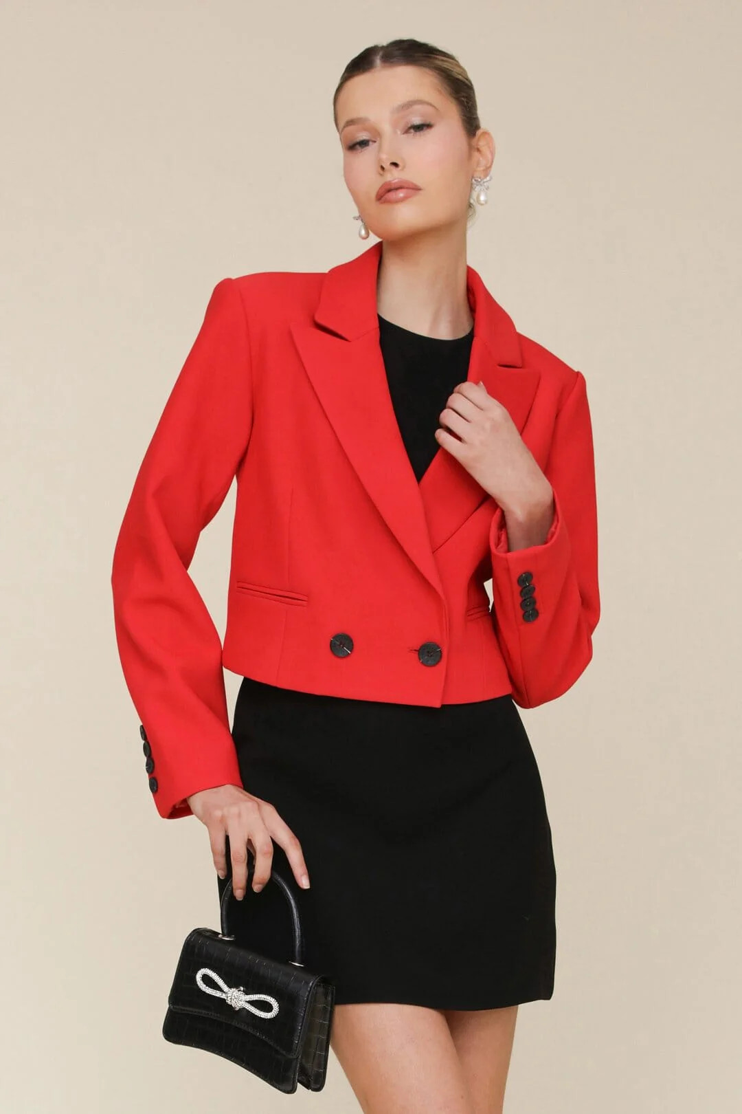 Cropped Boxy Suit Blazer | Avec Les Files