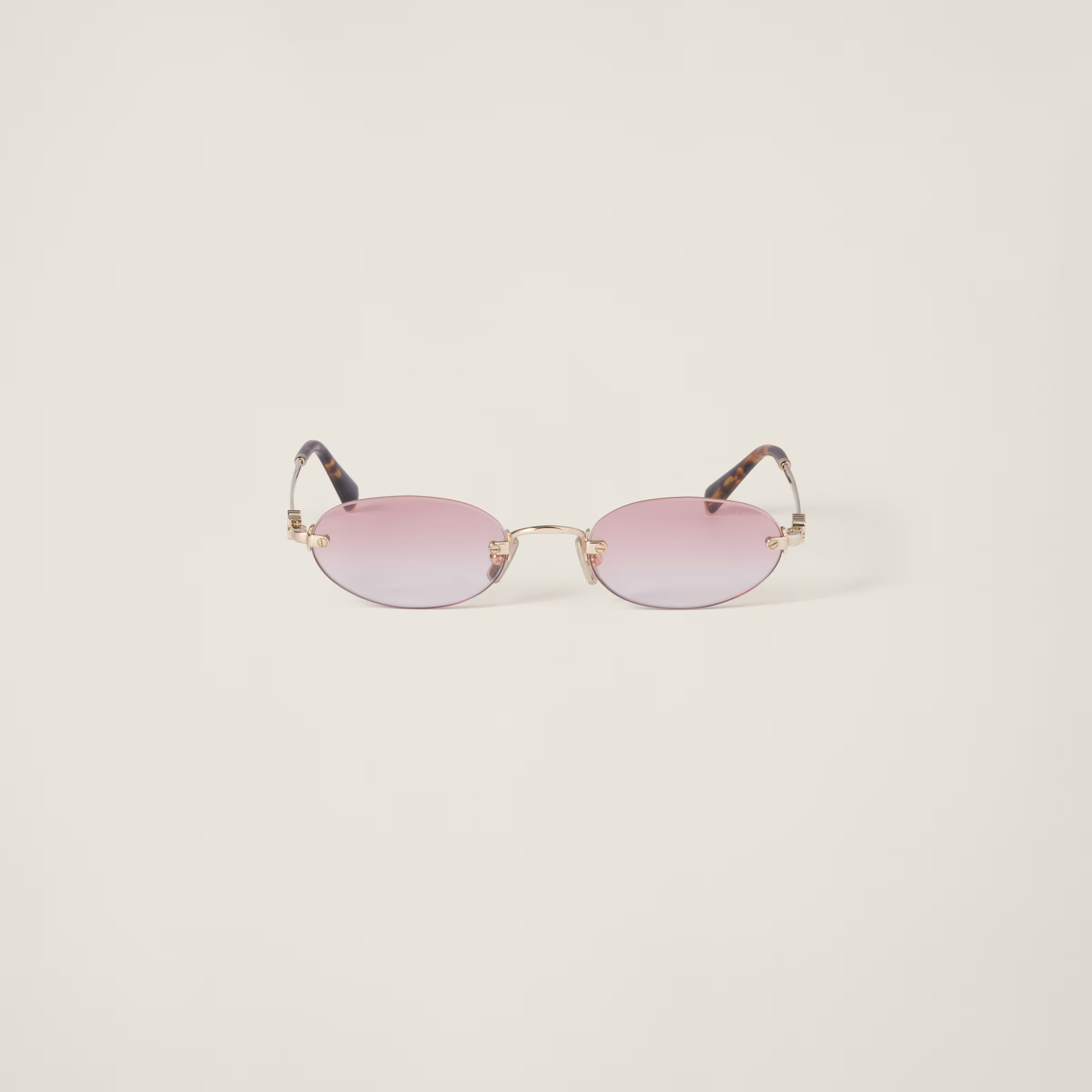 Gradient Pink Lenses  Miu Miu Logo Sunglasses | Miu Miu | Miu Miu UK