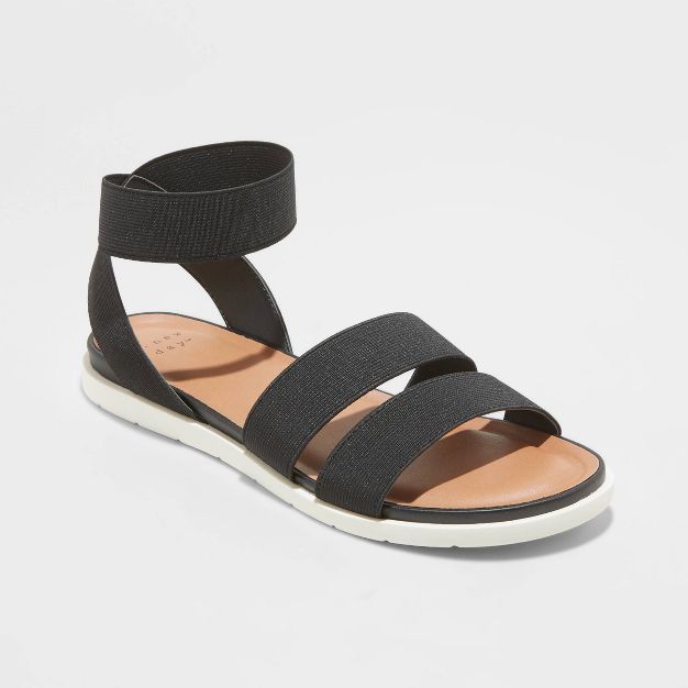 Women's Esme Elastic Ankle Strap Sandals - A New Day™ | Target
