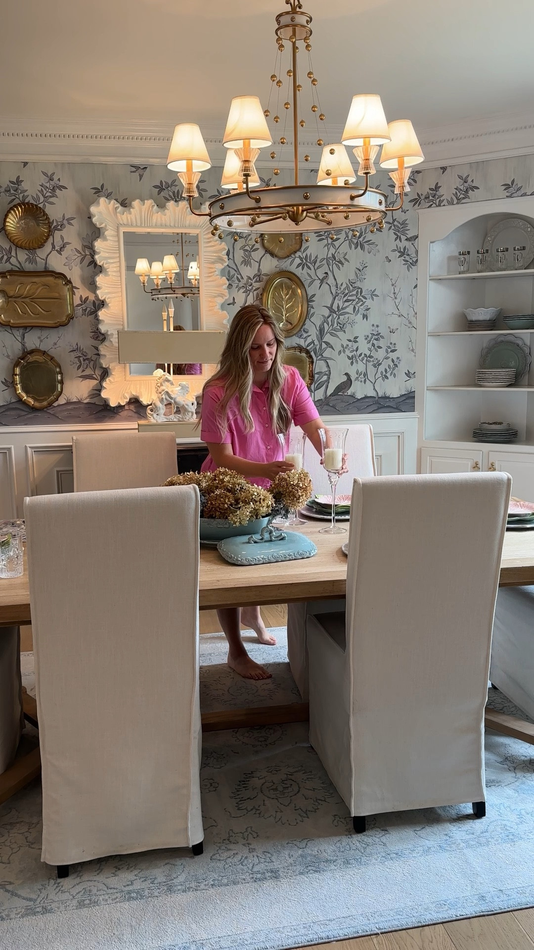 Dining room inspo and my old navy dress that is timeless and I seem to have on repeat recently! Perfect spring and summer outfit  

#LTKPetite #LTKHome #LTKootd
