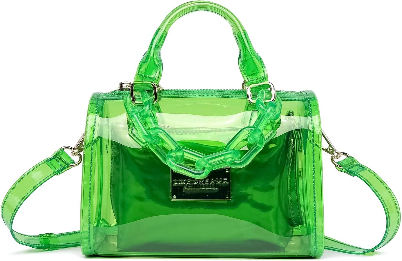 Like Dreams Holographic Purse for Women, Detachable Inner Pouch Crossbody Bag, Iridescent Top Han... | Amazon (US)